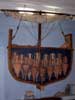 макет древнегреческого судна в разрезе